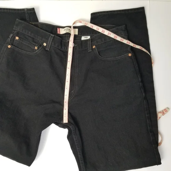 Levi's 505 Men's Black W36 L34 - Picture 9 of 11